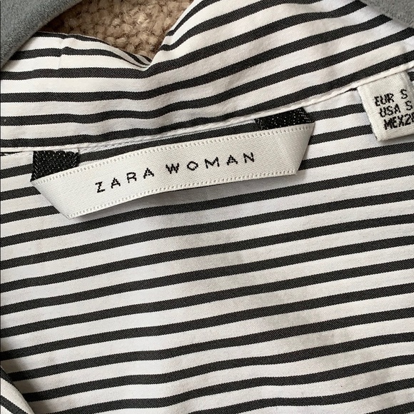 Zara Striped Deep V Tank 🤍 - Picture 3 of 6